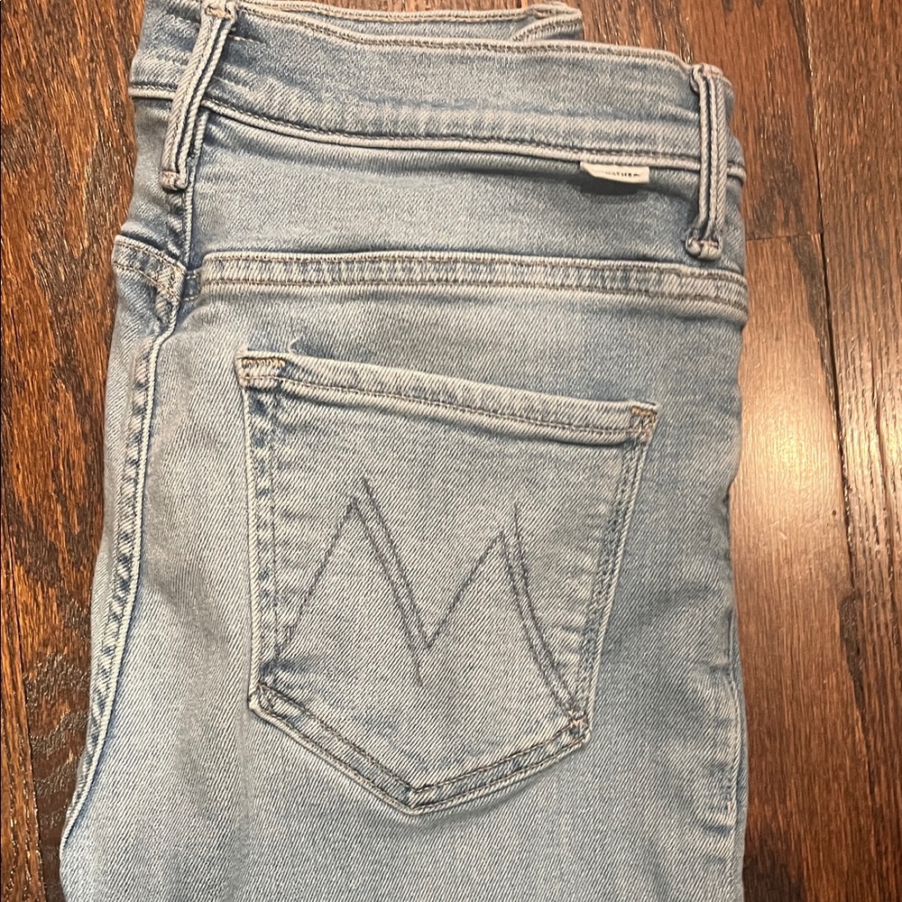 MOTHER Insider Crop Step Fray